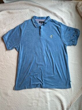 Cookies SF Blue Terry Cloth Polo Shirt - 3XL